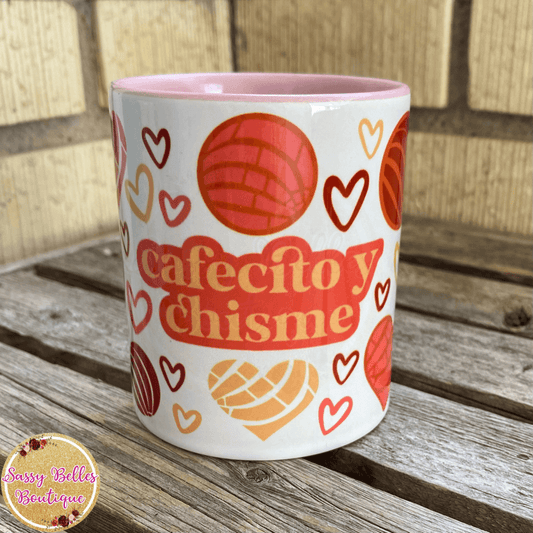 Cafecito y Chisme mug