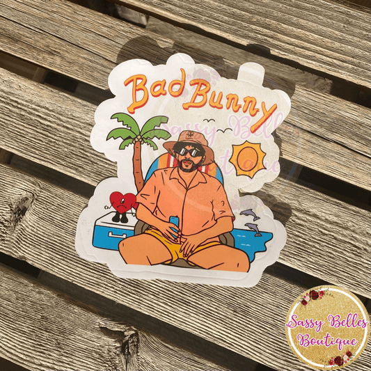 Bad Bunny Beach Decal Sassy Belles Boutique